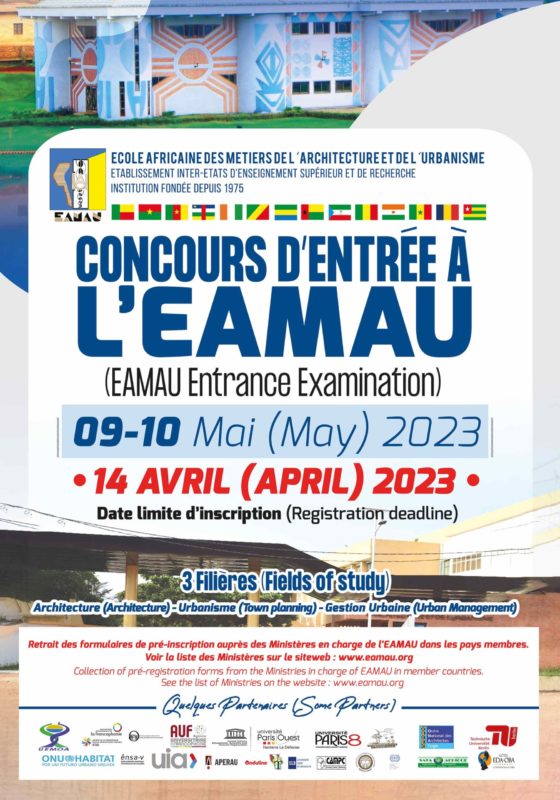 Concours d’entrée à l’EAMAU édition de 2023