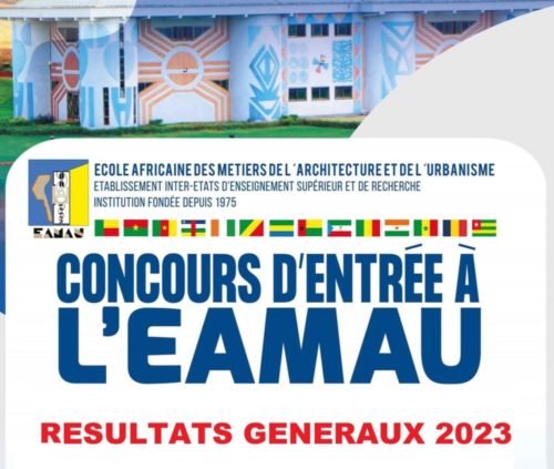 Résultats Généraux du Concours d’entrée à l’EAMAU session de mai 2023