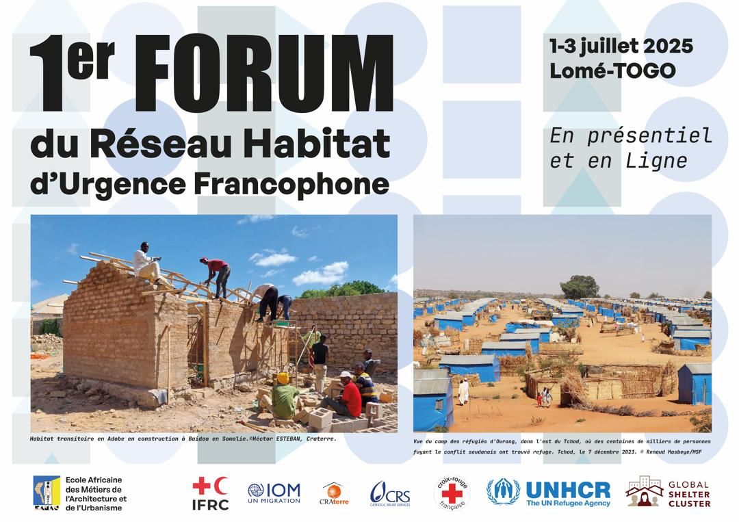 1er Forum de l’Habitat d’urgence Francophone  à l’EAMAU (Lomé-Togo)