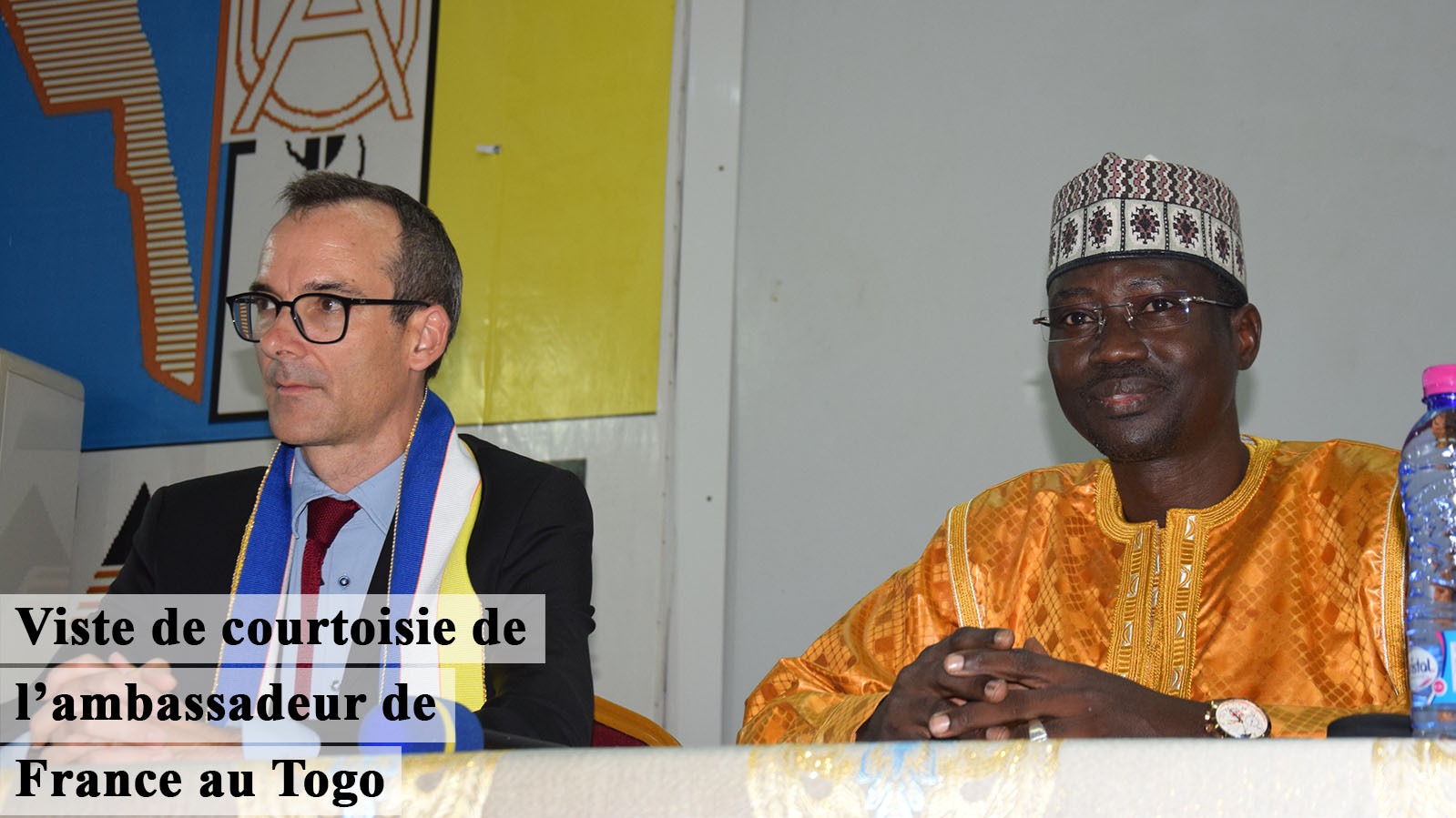 Visite de courtoisie de l’ambassadeur de France au Togo à l’EAMAU