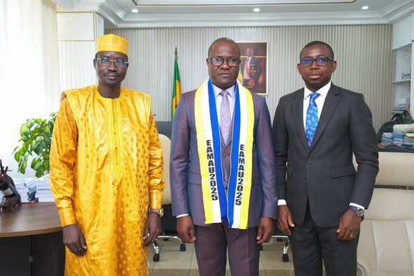 Audience du Ministre de l’Enseignement Supérieur du Gabon avec le Directeur Général de l’EAMAU